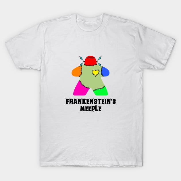 MEEPLE - FRANKENSTEIN'S MEEPLE T-Shirt by Sifs Store